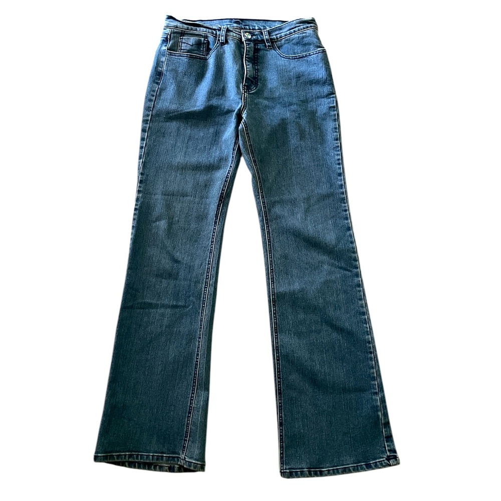 Christine Alexander Swarovski women’s blue jeans